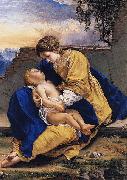 Madonna and Child in a Landscape Orazio Gentileschi